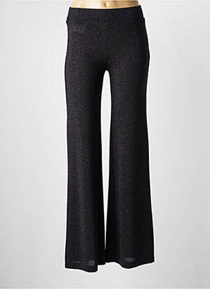 Pantalon flare taille élastique noir ACCESS femme