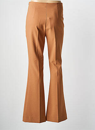 Pantalon flare coupe évasée marron SETTER femme