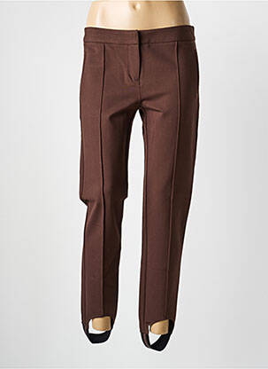 Pantalon slim poches marron BELAIR femme