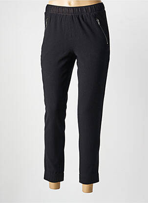 Pantalon 7/8 taille élastique noir BELAIR femme