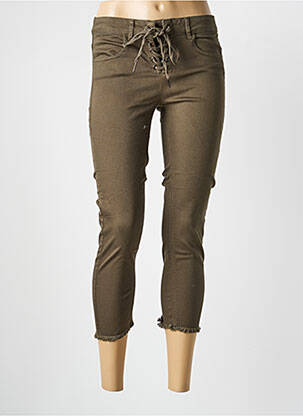 Pantacourt poches vert BELAIR femme