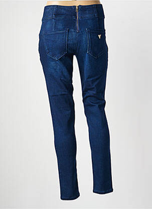 Jeans coupe slim poches bleu GUESS femme