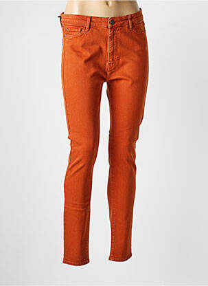Pantalon slim poches orange LA PETITE FRANCAISE femme