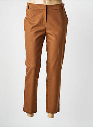 Pantalon 7/8 poches marron LA PETITE FRANCAISE femme