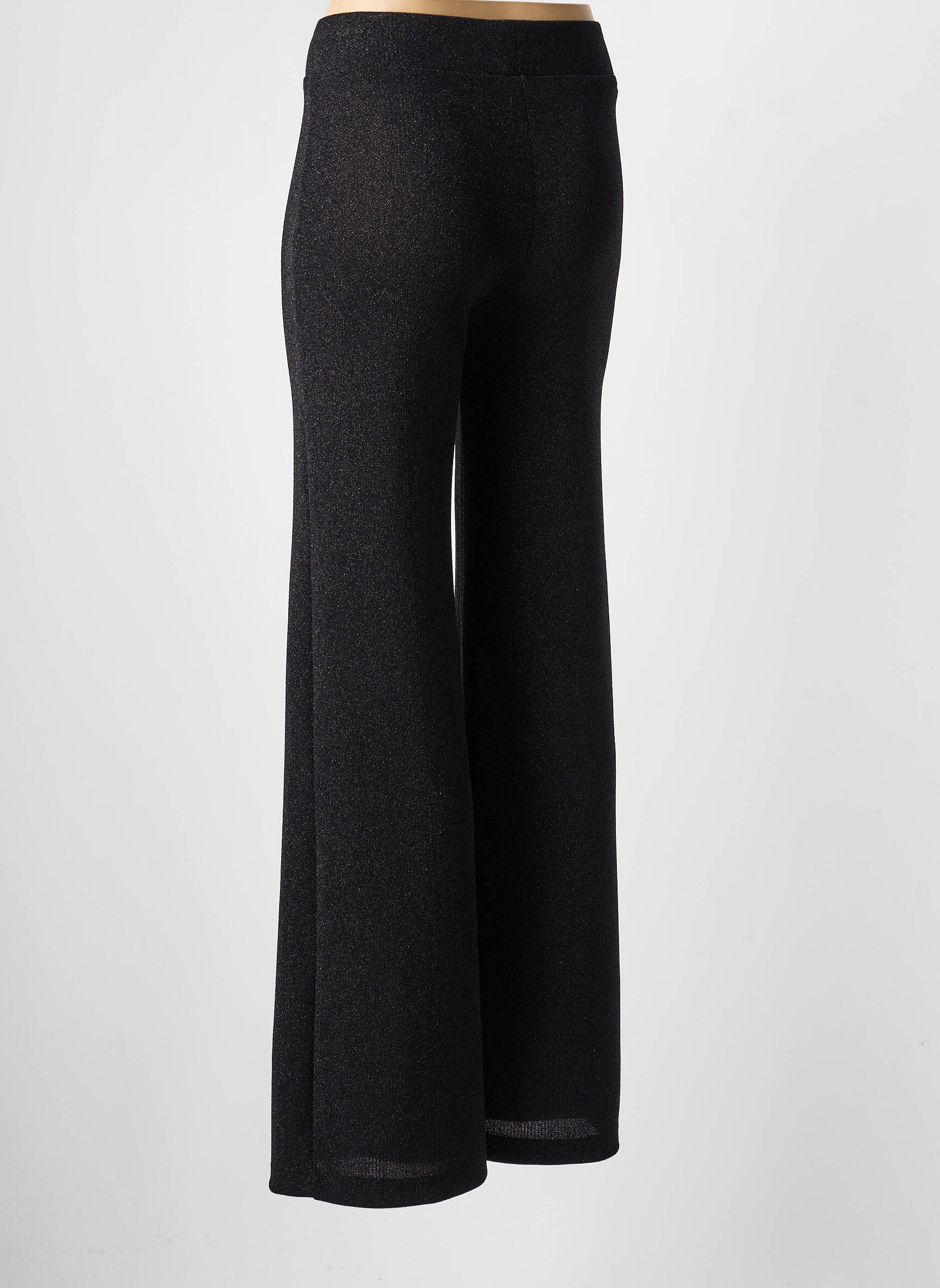 Pantalon flare taille élastique noir ACCESS femme