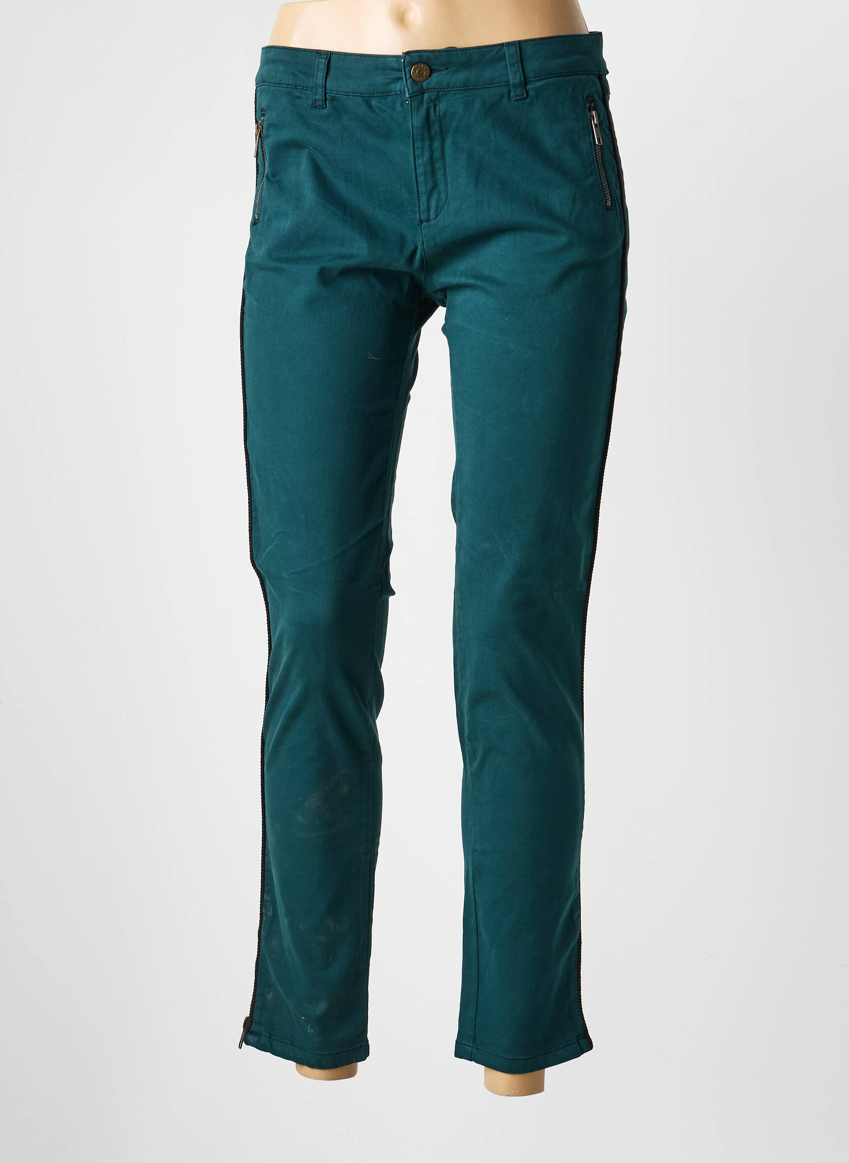 Pantalon slim poches bleu BELAIR femme