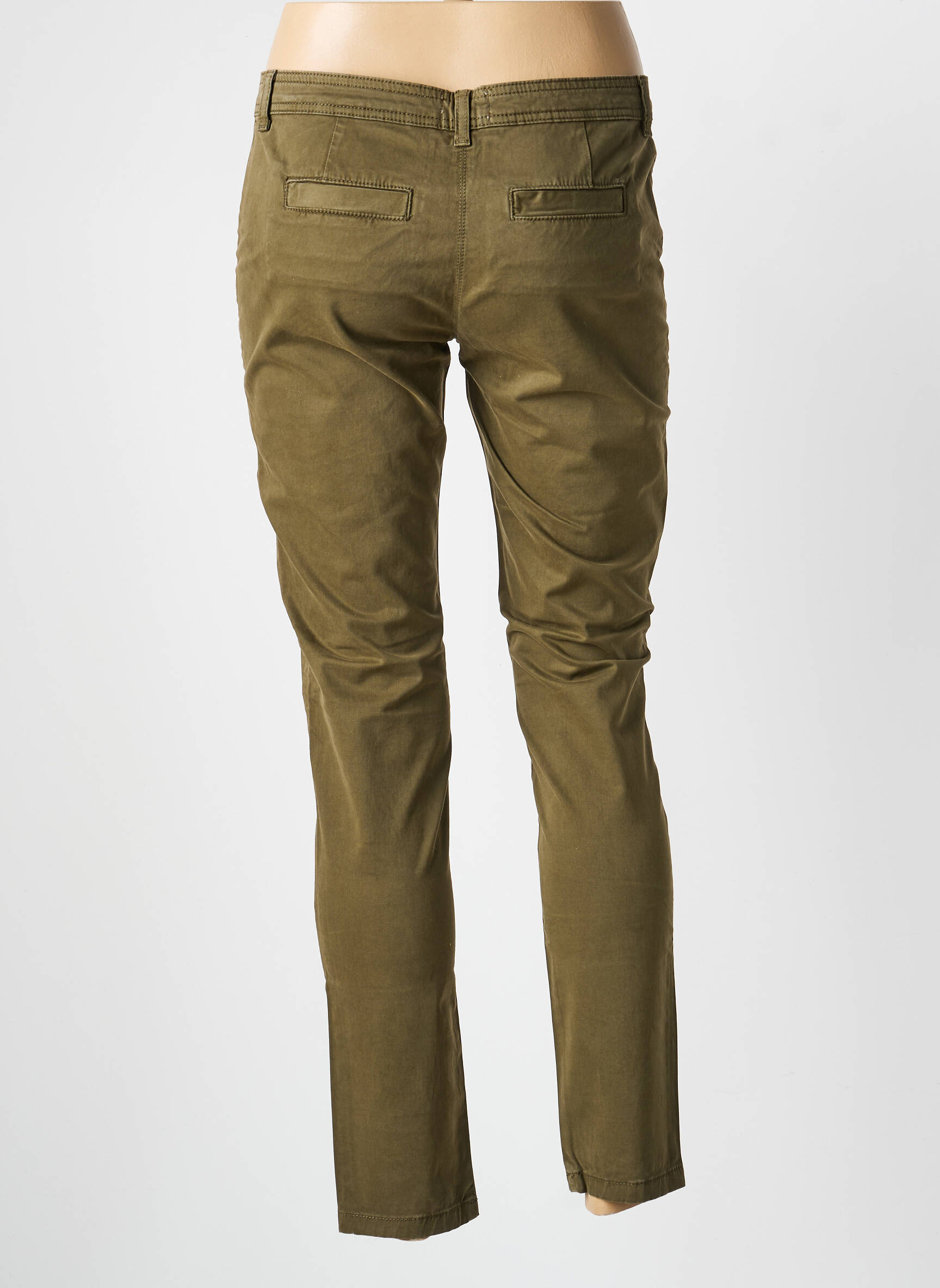 Pantalon slim poches vert BELAIR femme