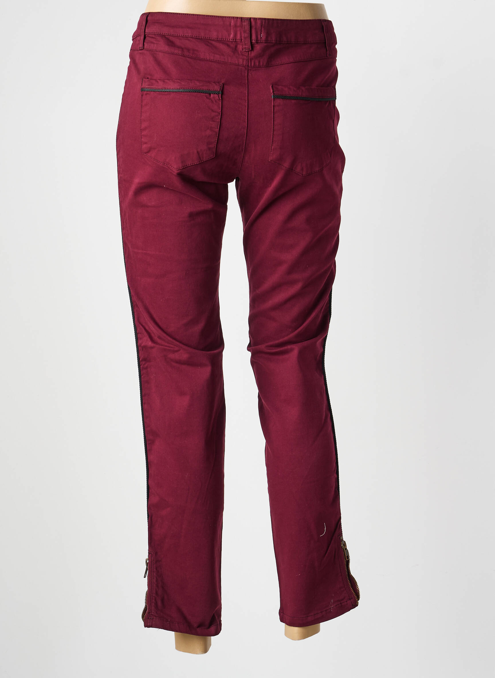 Pantalon slim poches violet BELAIR femme