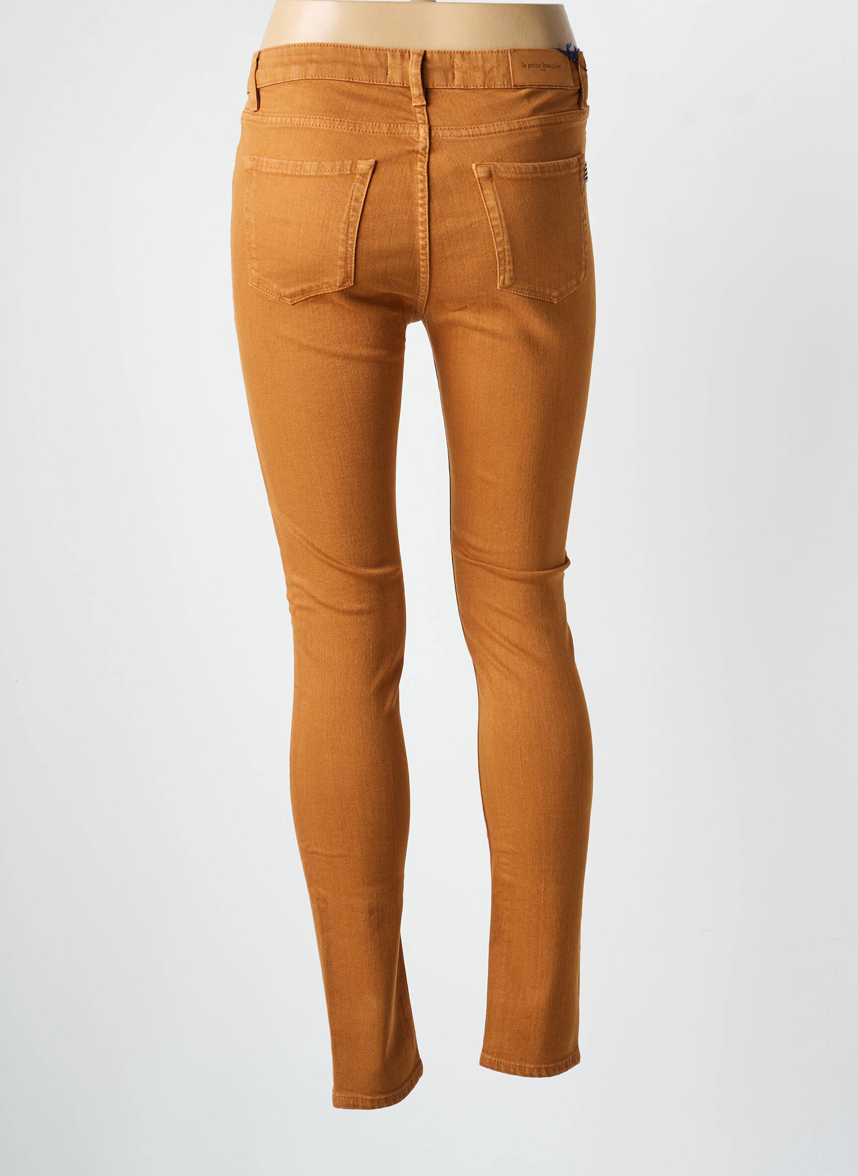 Pantalon slim poches marron LA PETITE FRANCAISE femme
