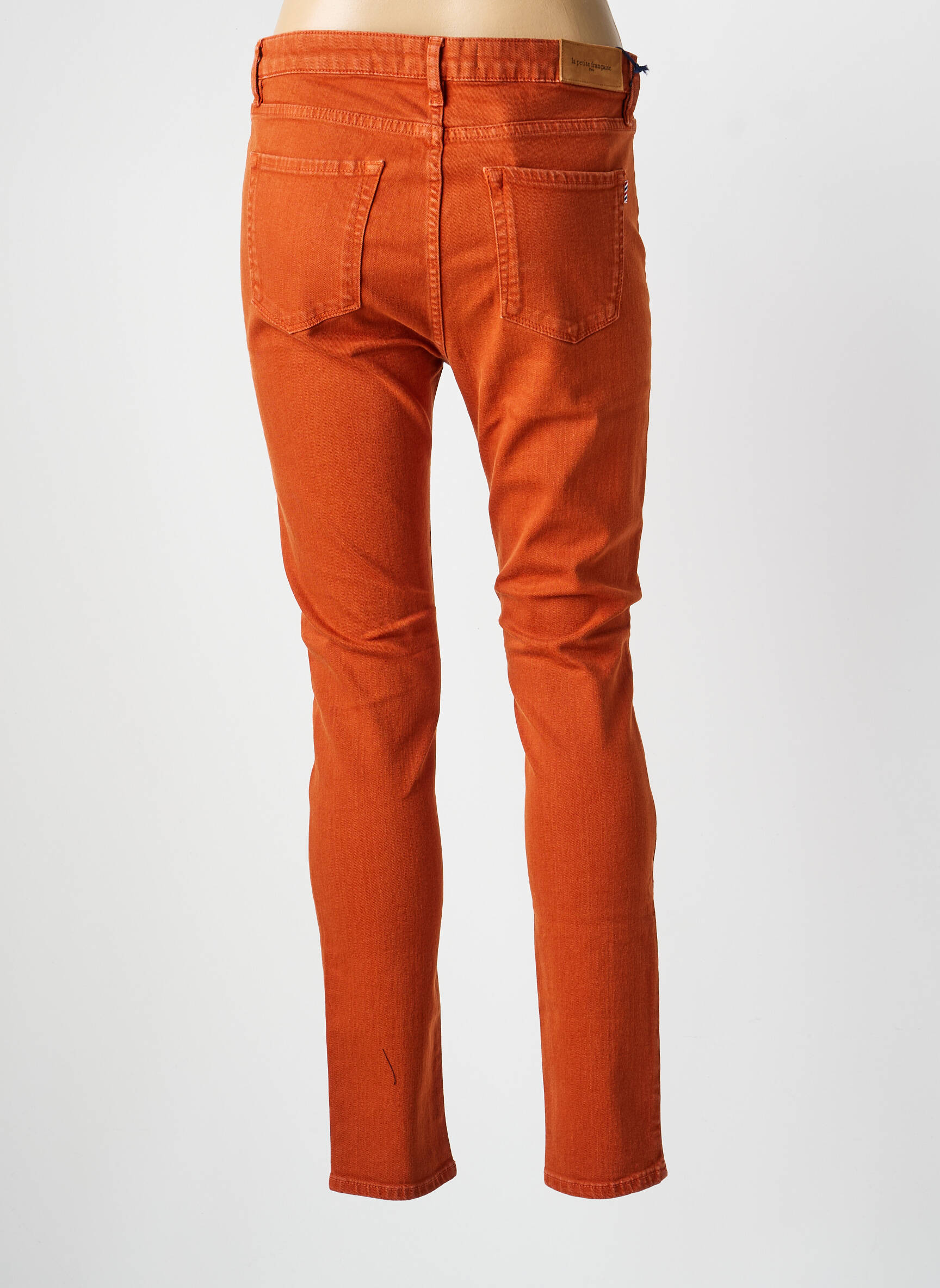 Pantalon slim poches orange LA PETITE FRANCAISE femme