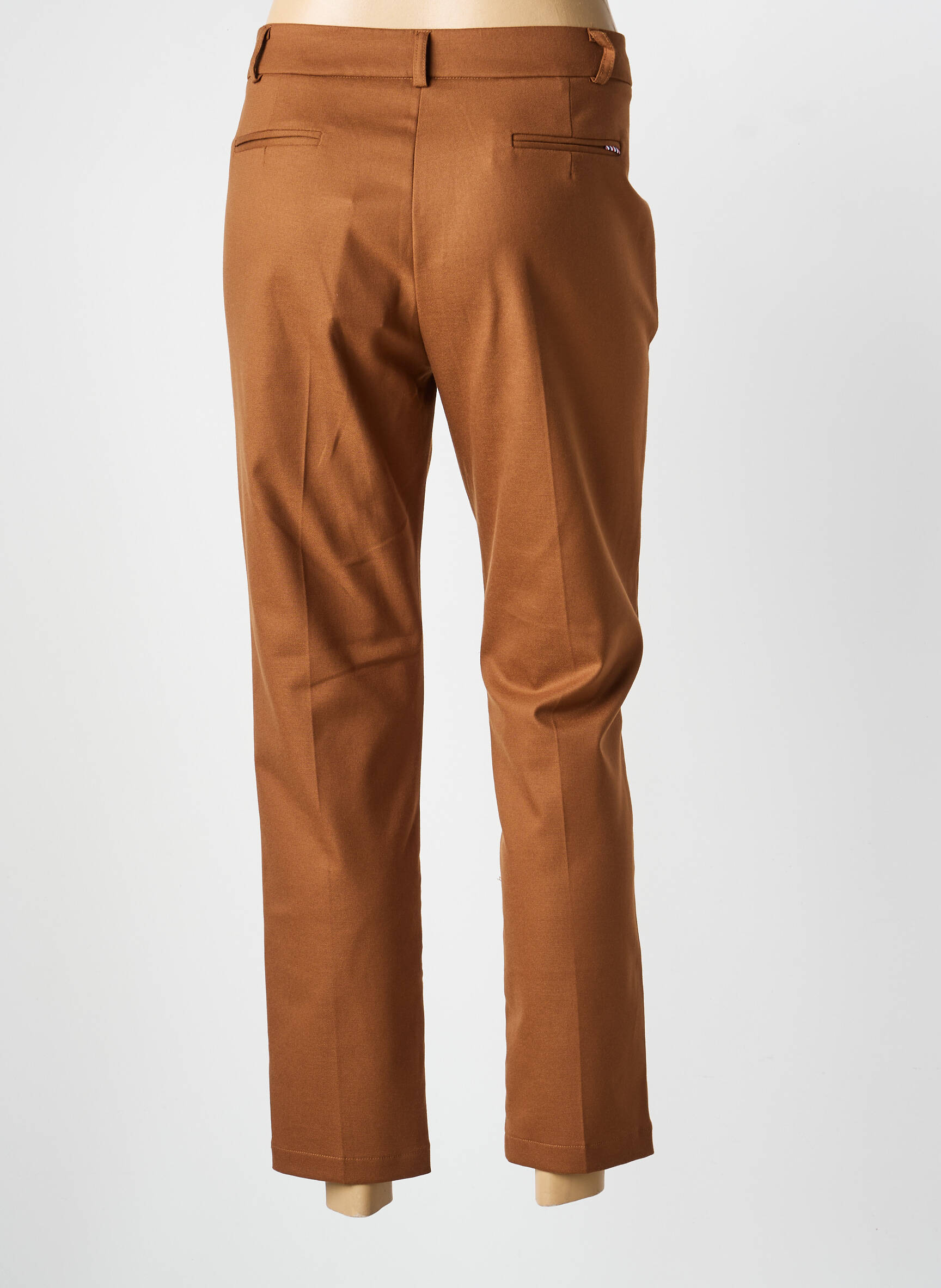 Pantalon 7/8 poches marron LA PETITE FRANCAISE femme