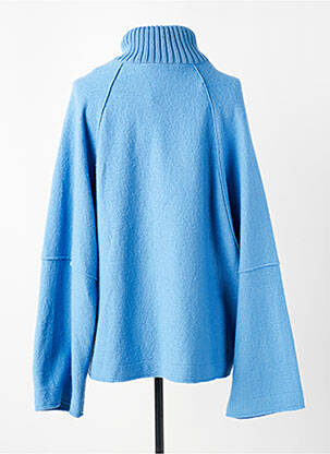 Gilet manches longues stretch bleu MARIA BELLENTANI femme