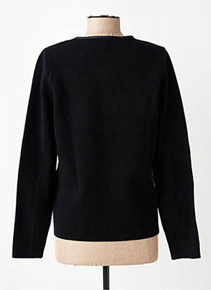 Veste casual col rond noir LOUBAROK femme