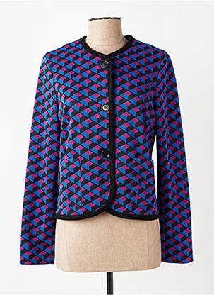 Veste casual poches bleu BARILOCHE femme