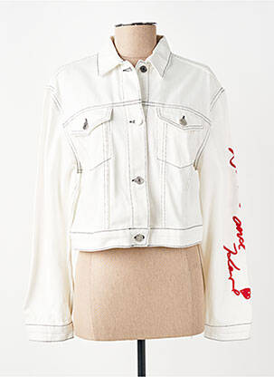 Veste casual poches blanc DISNEY X KARL LAGERFIELD femme