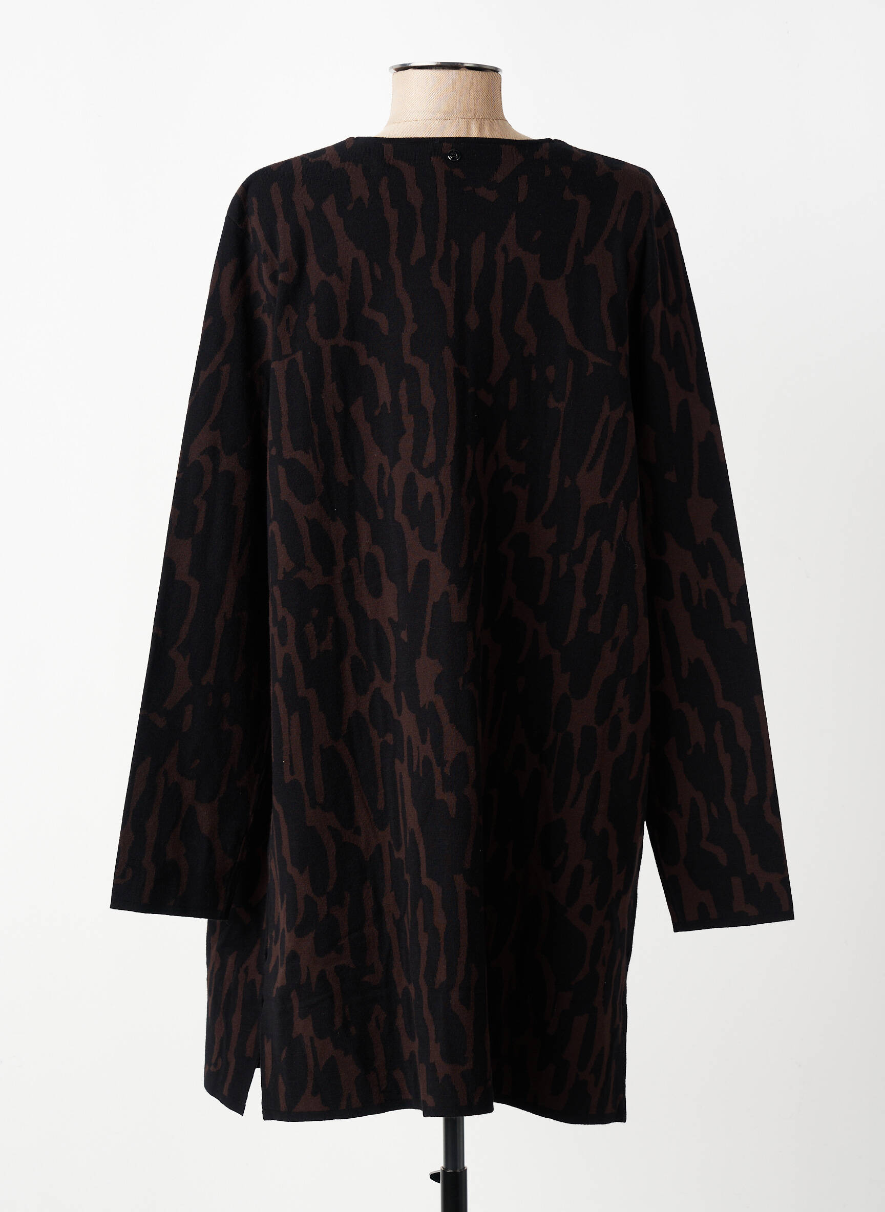 Gilet manches longues col rond noir GERRY WEBER femme