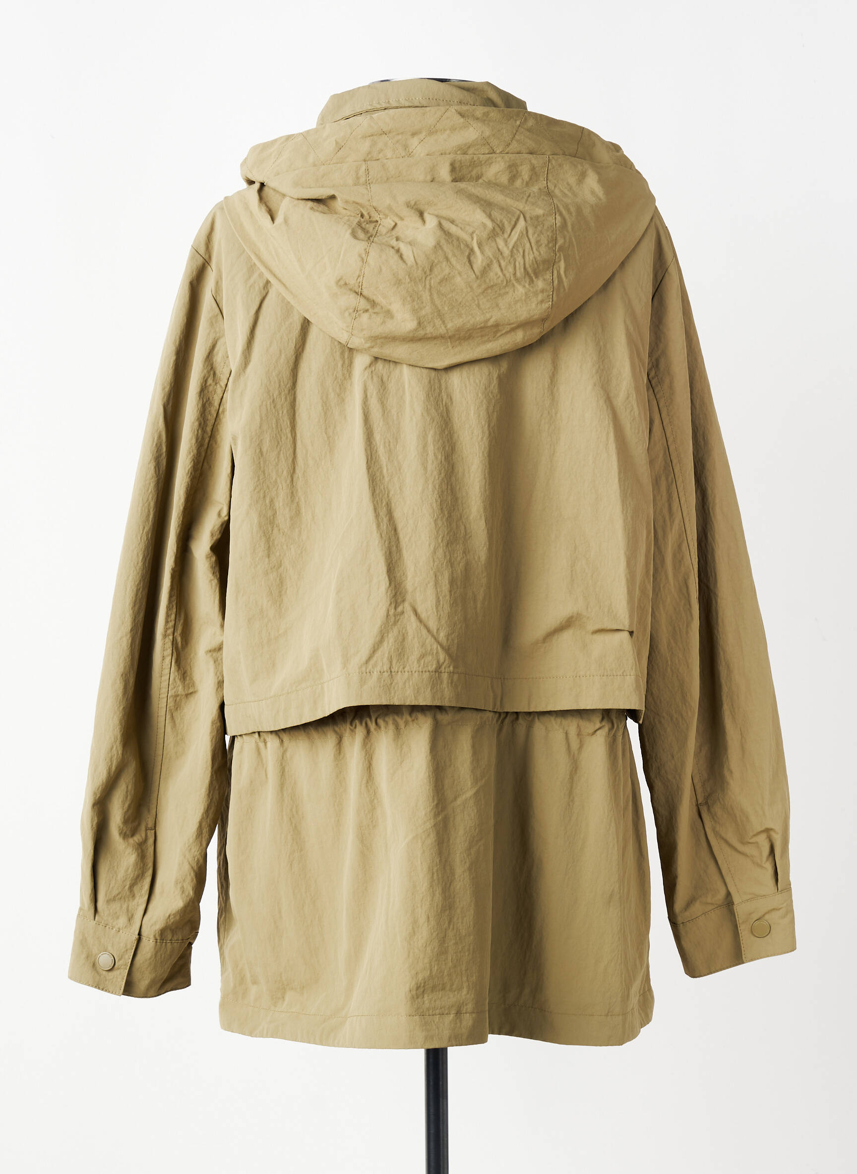 Imperméable fermeture zip séparable a capuche vert GERRY WEBER femme
