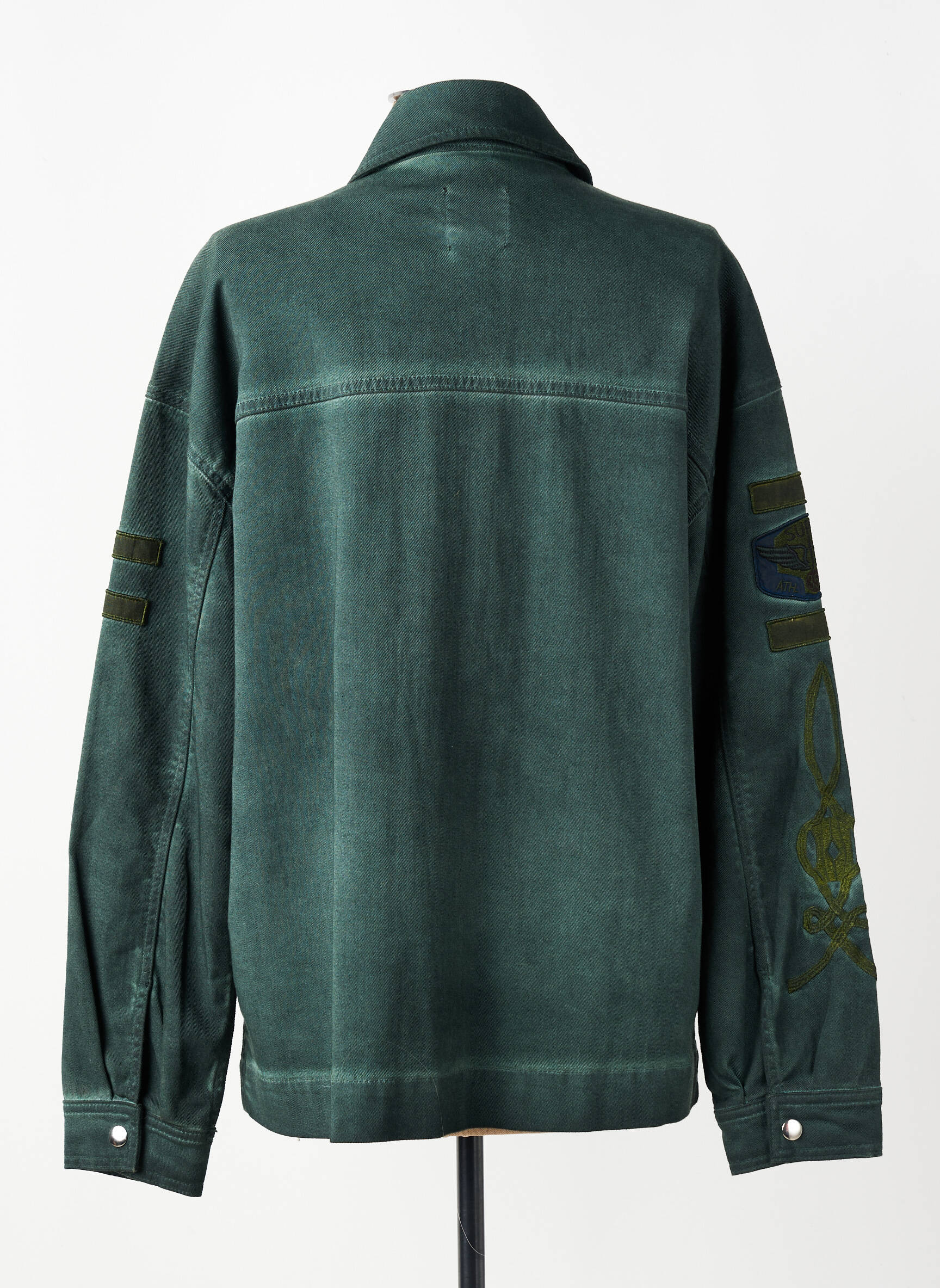 Veste casual col chemisier vert NÜ femme