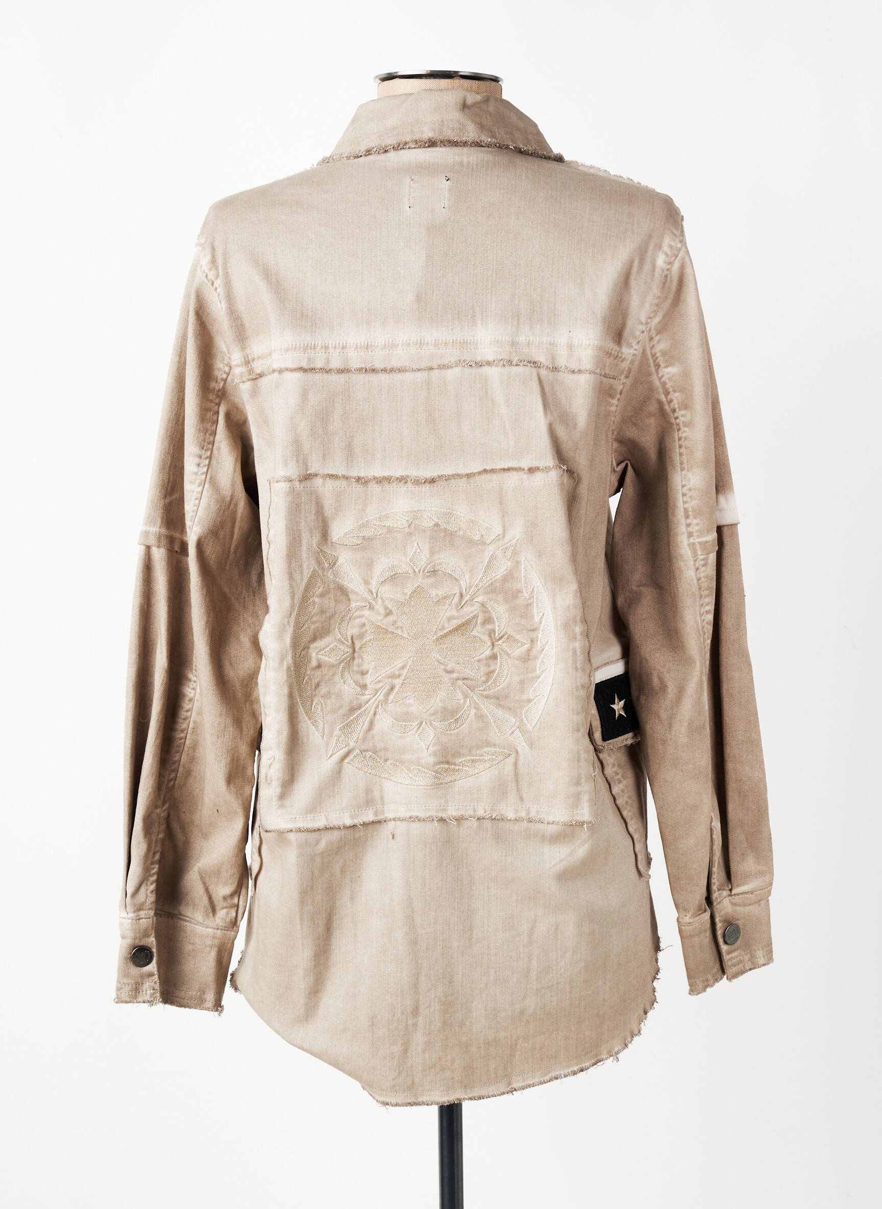 Veste casual poches beige NÜ femme