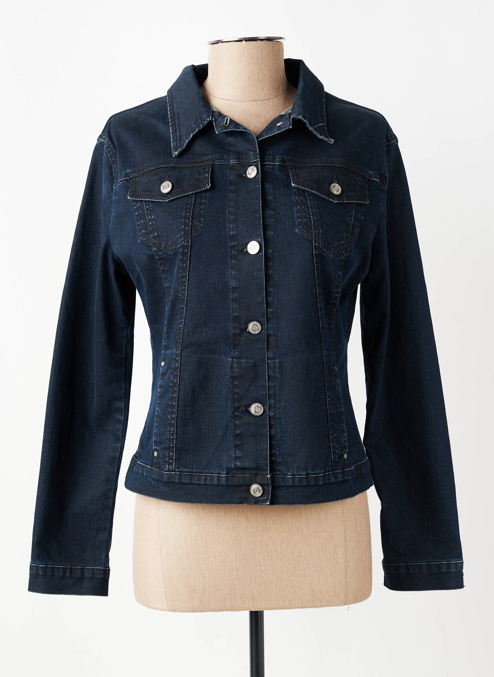 Veste casual poches bleu DESGASTE femme