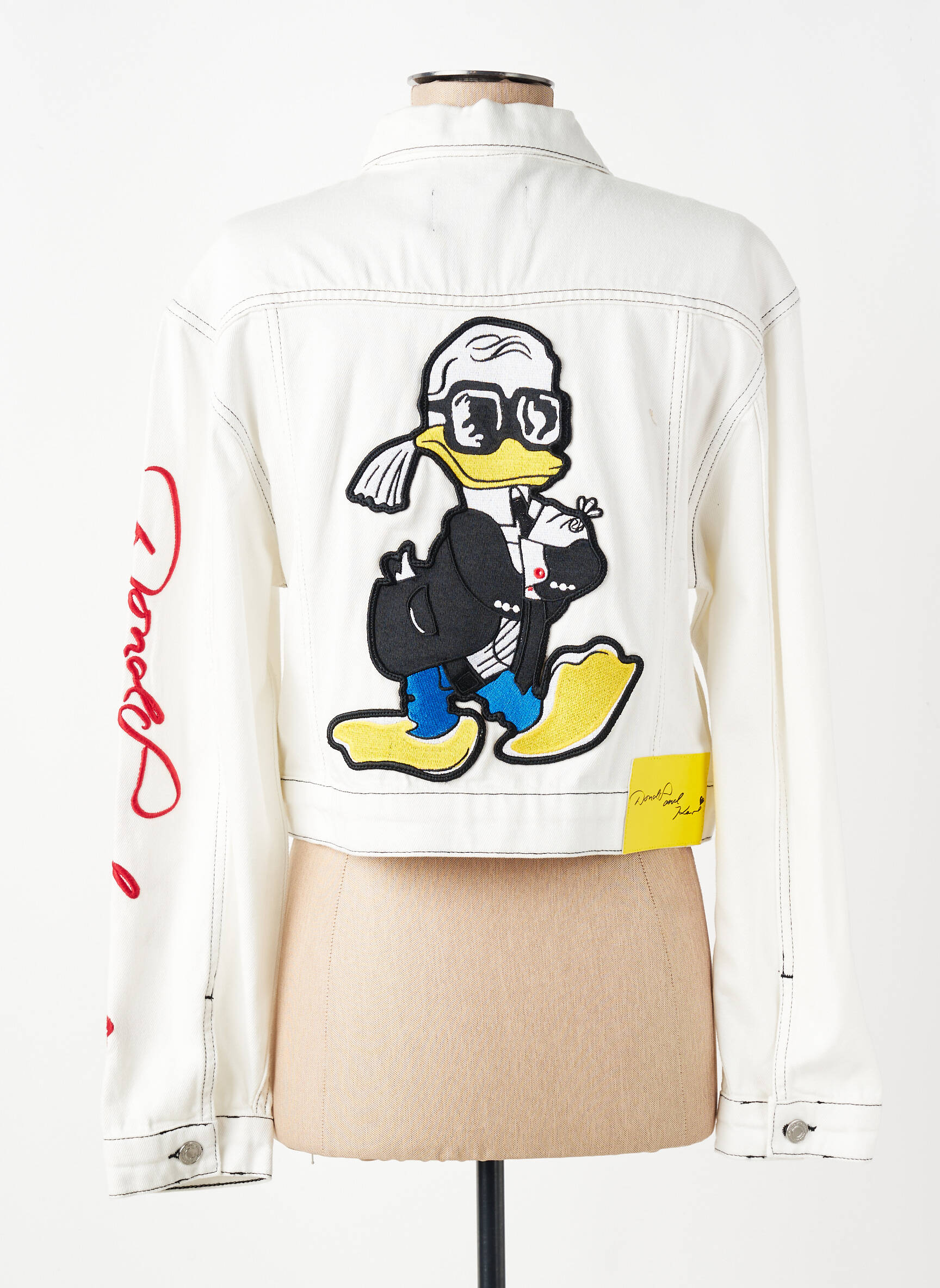 Veste casual poches blanc DISNEY X KARL LAGERFIELD femme