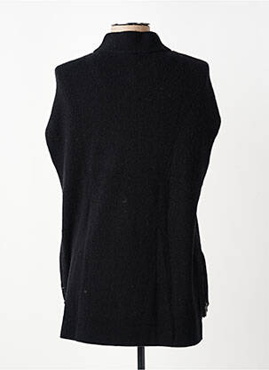 Pull col roulé coupe cintrée sans manche noir GERRY WEBER femme