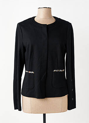 Veste casual col rond noir GERRY WEBER femme