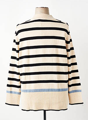Pull coupe droite manches longues beige TAIFUN femme