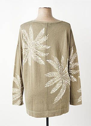 Pull coupe droite manches longues vert WHITE STUFF femme
