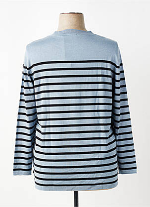 Pull coupe droite manches longues bleu TAIFUN femme