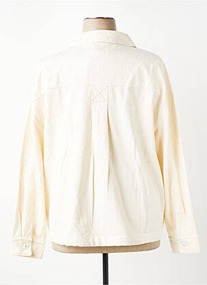 Veste casual col chemisier beige WHITE STUFF femme