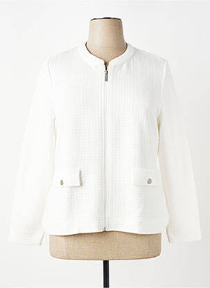 Veste casual col rond blanc GERRY WEBER femme