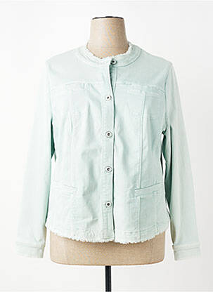 Veste casual col rond bleu GERRY WEBER femme