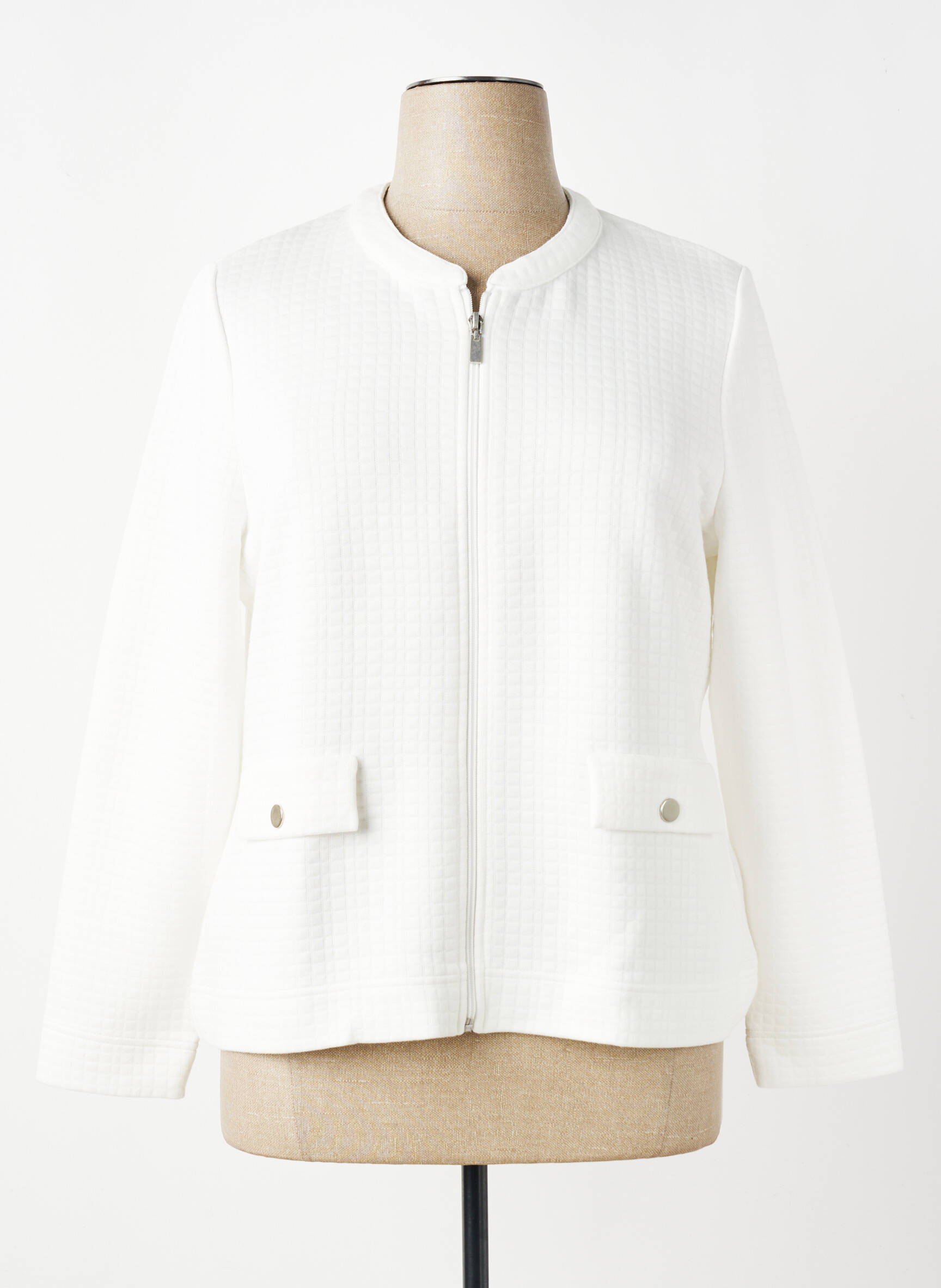 Veste casual col rond blanc GERRY WEBER femme
