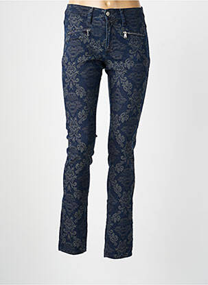 Pantalon slim poches bleu DESGASTE femme