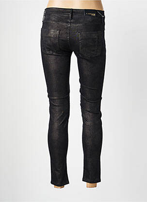 Pantalon slim poches noir DESGASTE femme