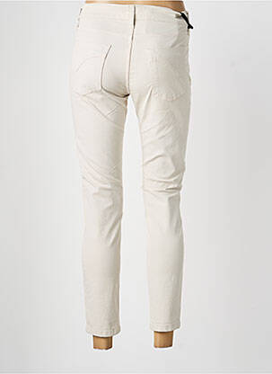 Pantalon slim poches beige DESGASTE femme