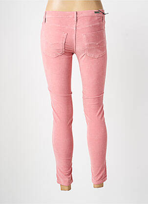 Pantalon slim poches rose DESGASTE femme