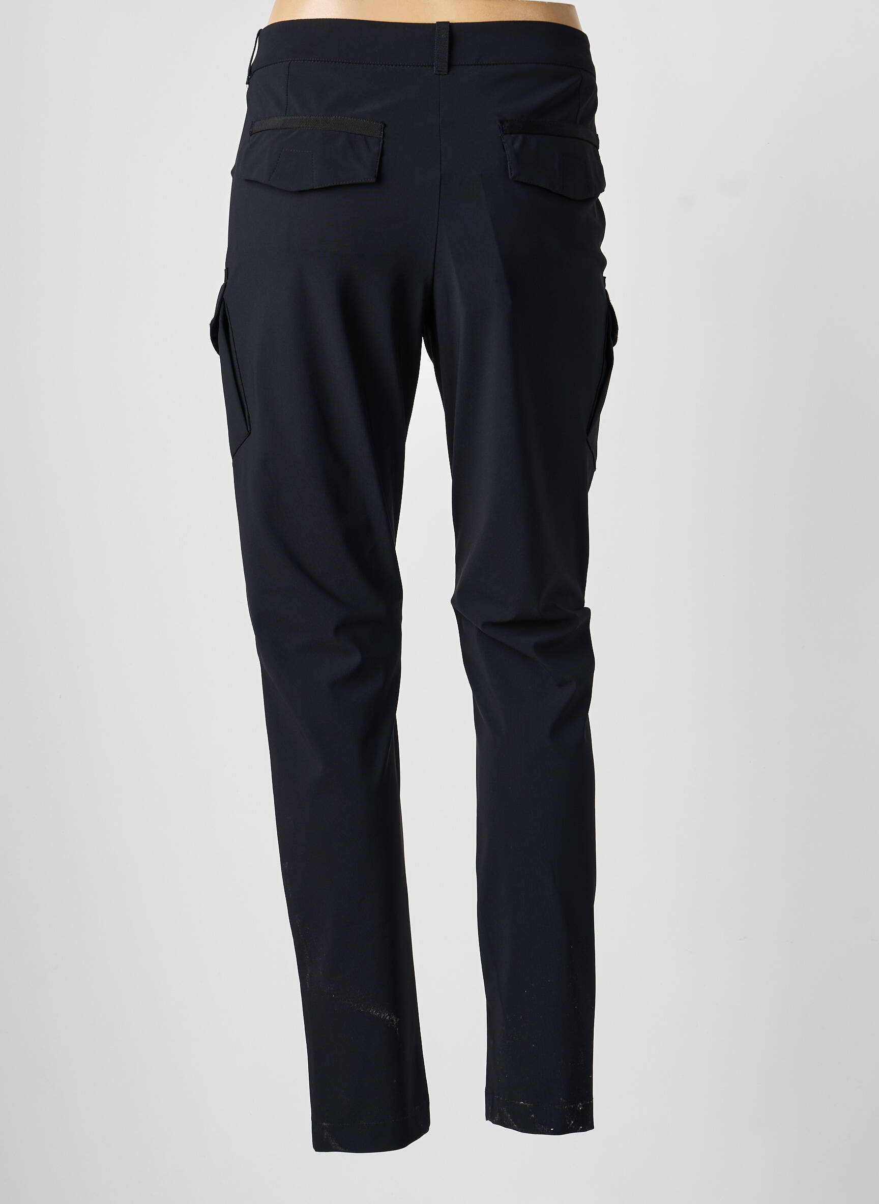 Pantalon cargo slim noir INDIES femme