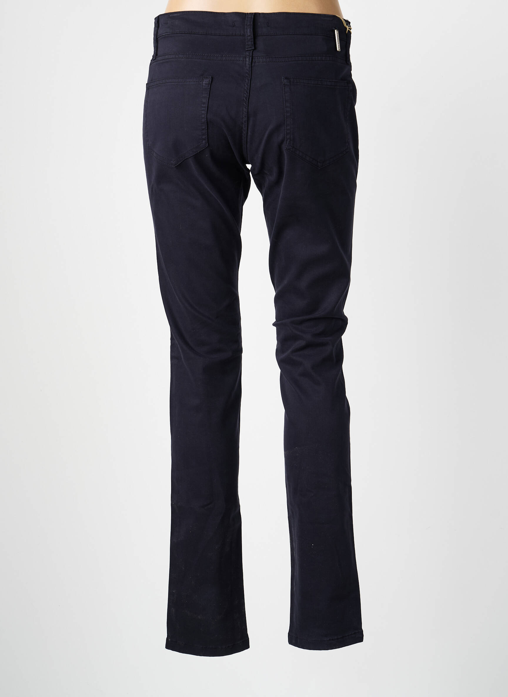 Pantalon slim poches noir DESGASTE femme