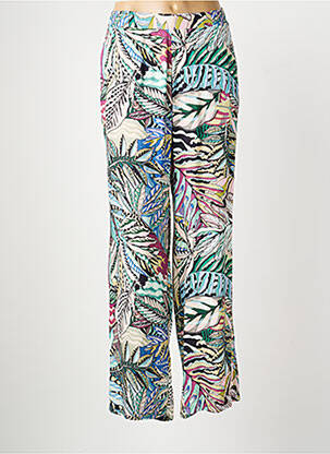 Pantalon droit tissage popeline taille normale bleu GERRY WEBER femme