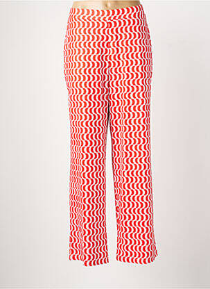 Pantalon droit stretch taille normale rouge GERRY WEBER femme
