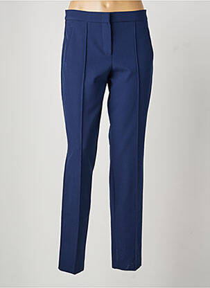 Pantalon slim tissage popeline taille normale bleu GERRY WEBER femme