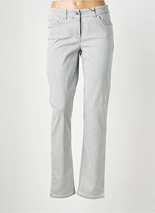 Jeans coupe slim tissage brut taille normale gris GERRY WEBER femme