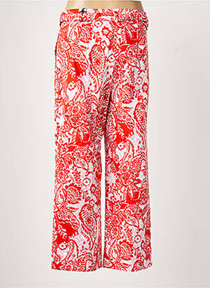 Pantalon droit tissage popeline taille normale rouge GERRY WEBER femme