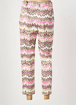 Pantalon 7/8 tissage popeline taille normale rose GERRY WEBER femme