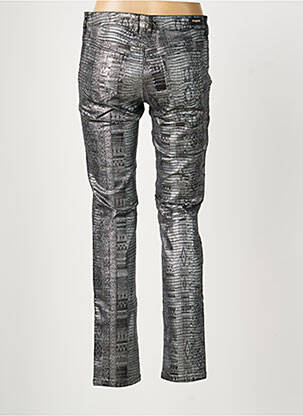Pantalon slim taille normale taille normale gris MAYJUNE femme