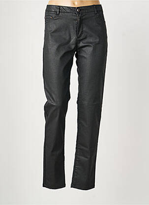 Pantalon slim stretch taille normale noir MAYJUNE femme