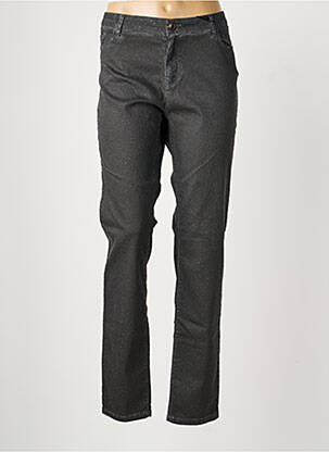 Jeans coupe slim tissage brut taille normale gris MAYJUNE femme