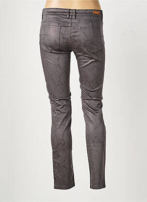 Pantalon slim taille normale taille normale gris MAYJUNE femme